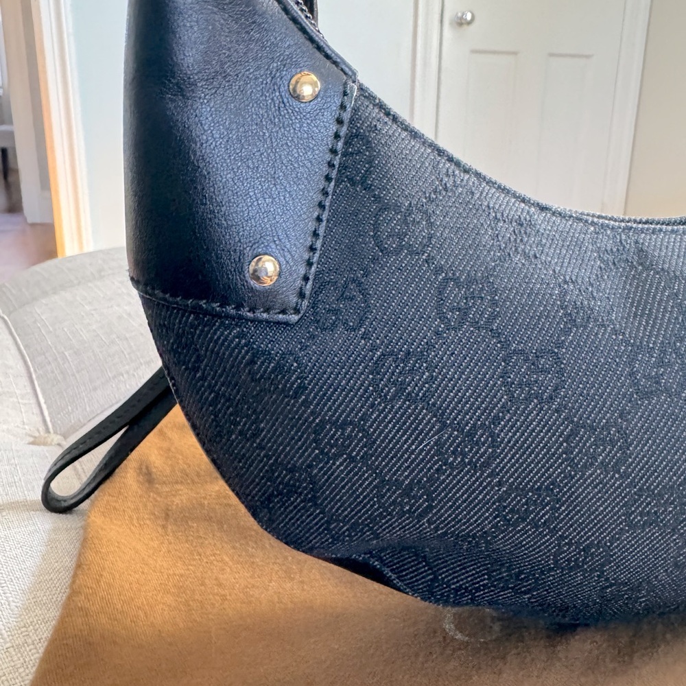 Authentic Gucci Crescent Monogram Handbag with Dust Bag.
